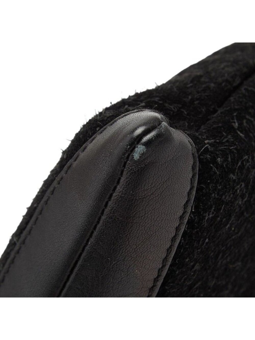 Balenciaga Classic Clip M Clutch Black Suede Leather - Picture 4 of 10